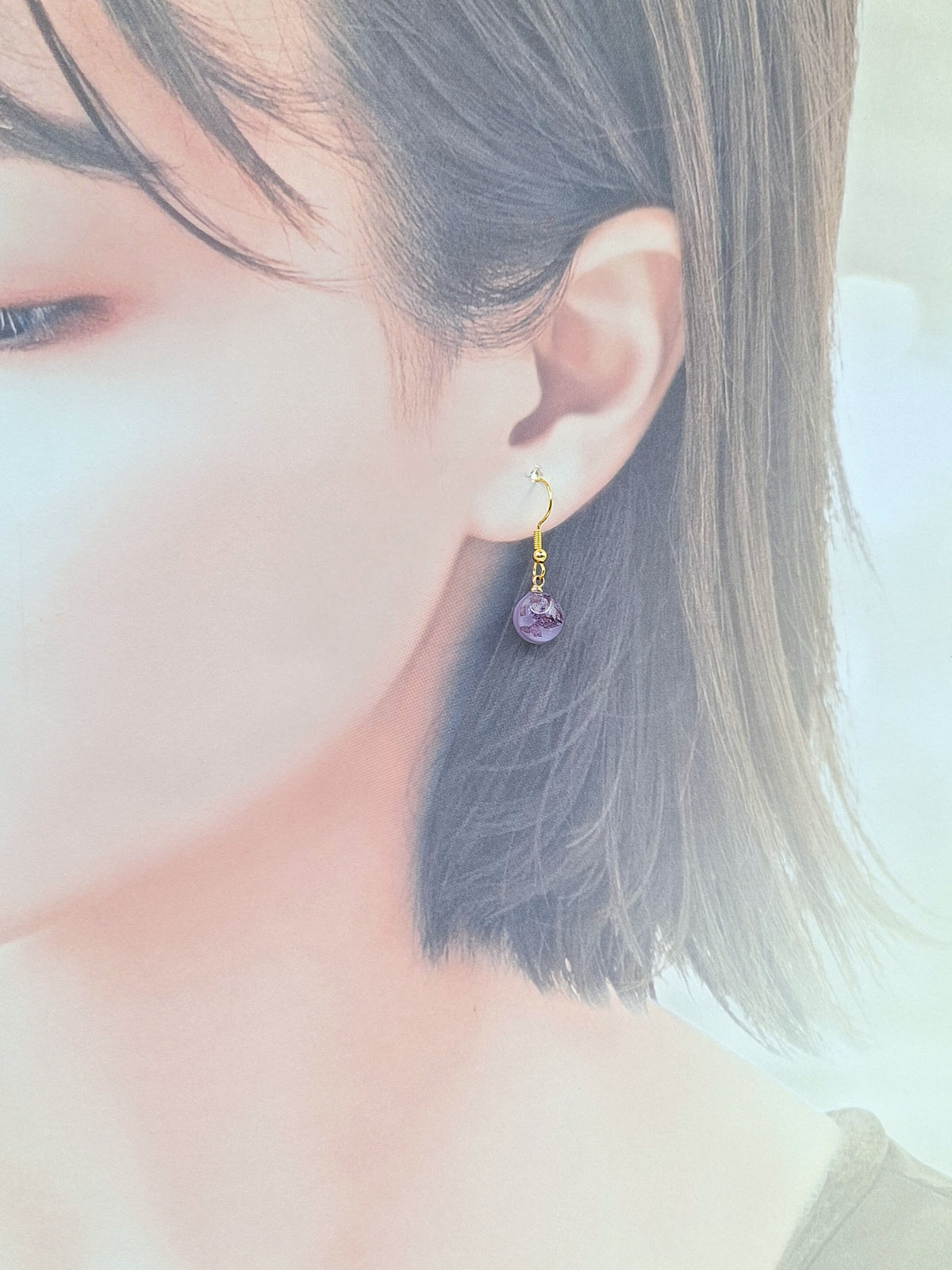小彩球｜耳環